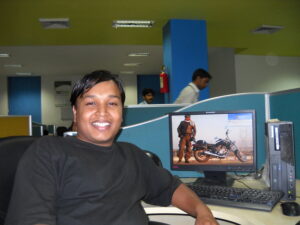 Nagarro office desk β quietly holding the memory of my six-month bike ride, where every mile on the road became a lesson in resilience, discipline, and leadership.