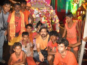 AskDushyant team up with bhola during their stay at delhi kavad yatra Year 2012 2 1