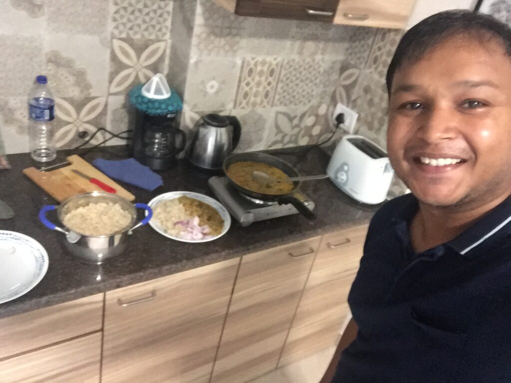 Daal Chawal Home made during Mumbai home stay Year 2018 AskDushyant