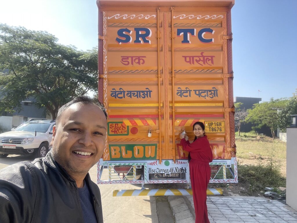 At Indore unloading our household items year 2025 AskDushyant