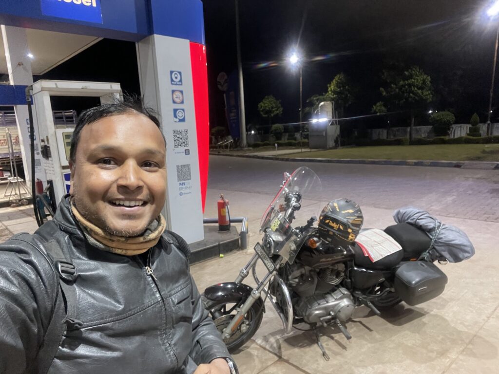 Refueling Stop Harley ride 15 Dec 2025 AskDushyant