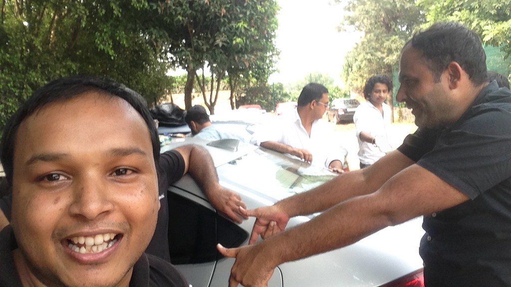 Anuj at its best Pankaj and dushyant Peoplestrong tech team outing Yr 2016 AskDushyant