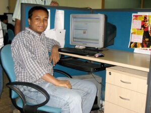 My Office Desk true basement Desiya startup Year 2007 AskDushyant