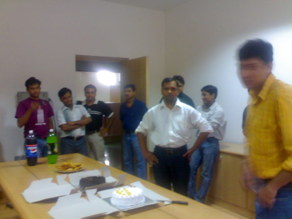 Office birthday celebration Desiya startup Year 2007 AskDushyant