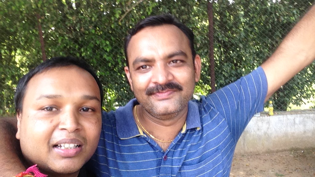 Pankaj and dushyant Peoplestrong tech team outing Yr 2016 AskDushyant