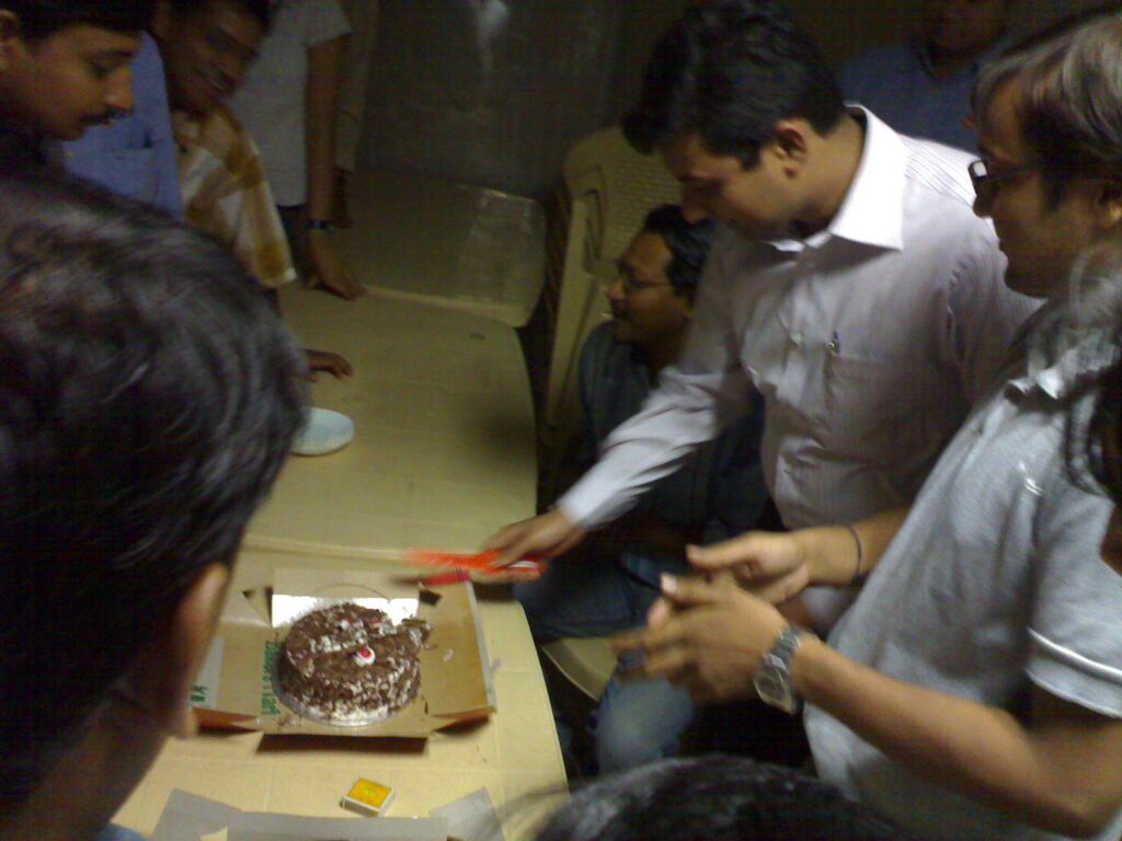 Team birthday celebration Desiya startup Year 2007 AskDushyant