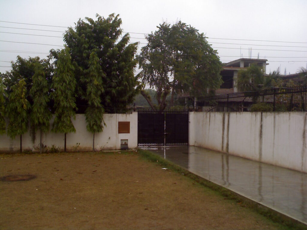 View of Lawn during Monsoon House No 1435 Sector 15 Gurgaon AskDushyant