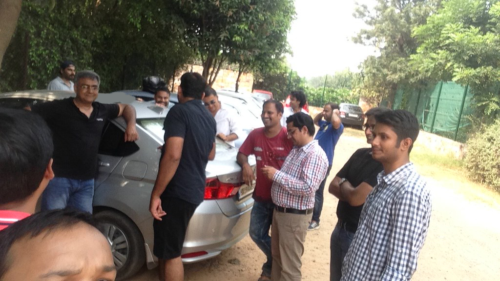 Vikas Sapra and team Peoplestrong tech team outing Yr 2016 AskDushyant