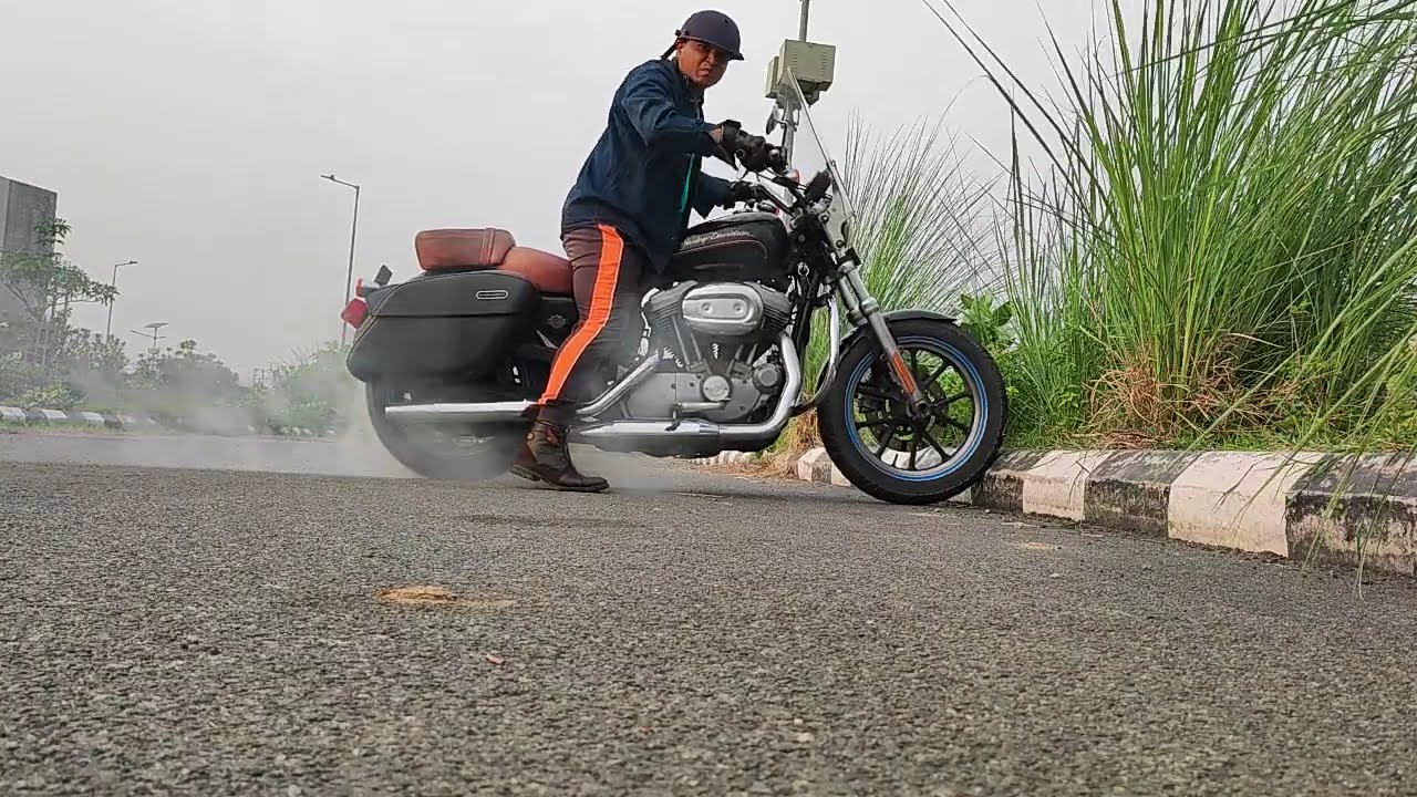 Harley Davidson Burnout Sound Smoke Power Madness AskDushyant Year 2025