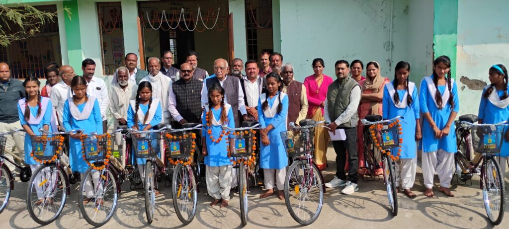 New Cycle distribution Mama's School Assembly Khulri Narshighpur Year 2026 #AskDushyant